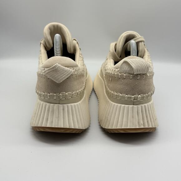 Dolce Vita Womens Knit Sneakers Sandstone Beige Dolen Shoes SIZE 7.5 US Boho - Picture 5 of 10